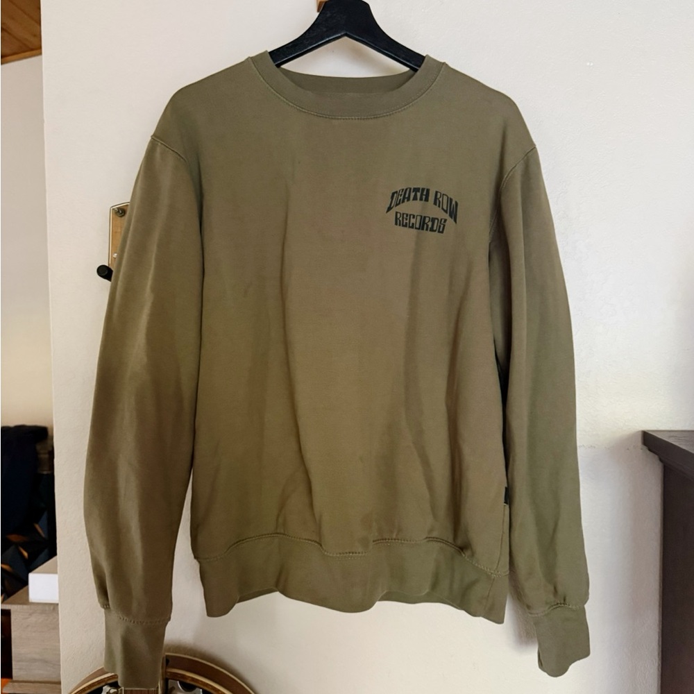 Men's Olive death row records sweatshirt